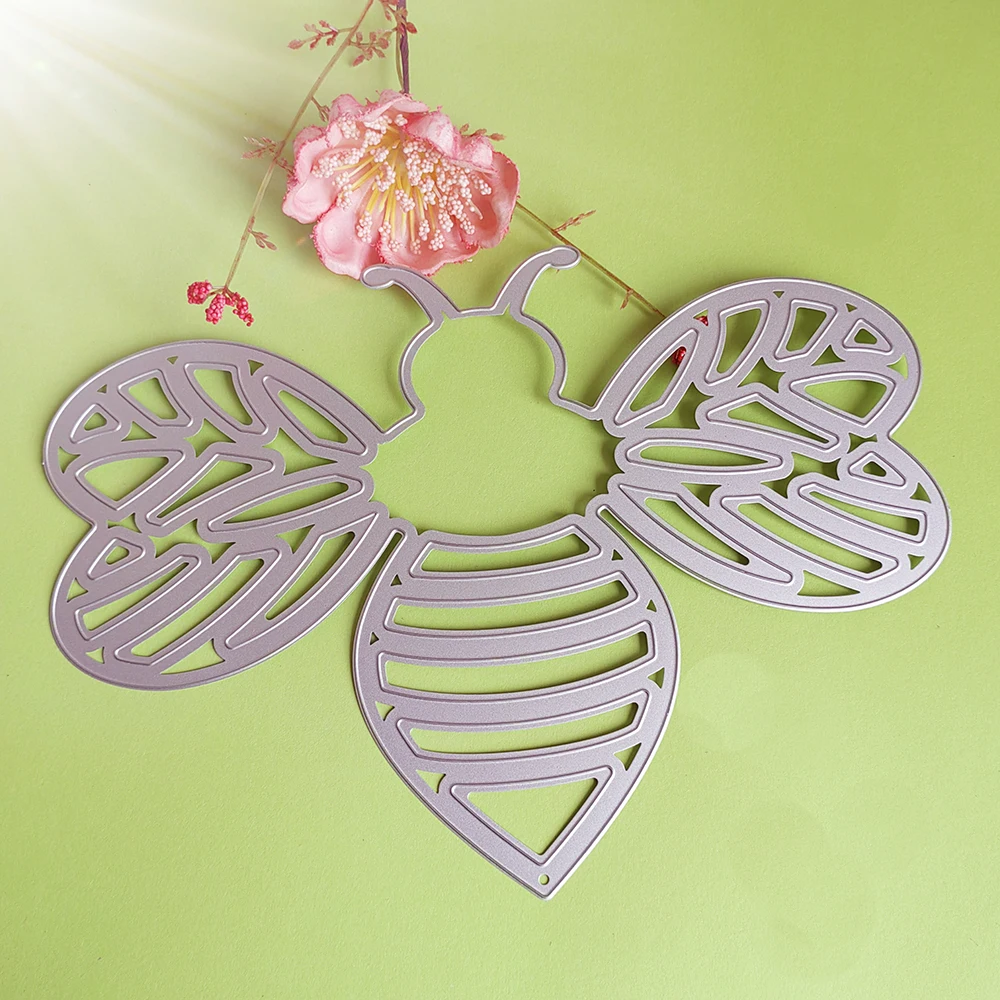 

beautiful large bee cutting dies DIY scrapbook, embossed card making, photo album decoration, handmade crafts