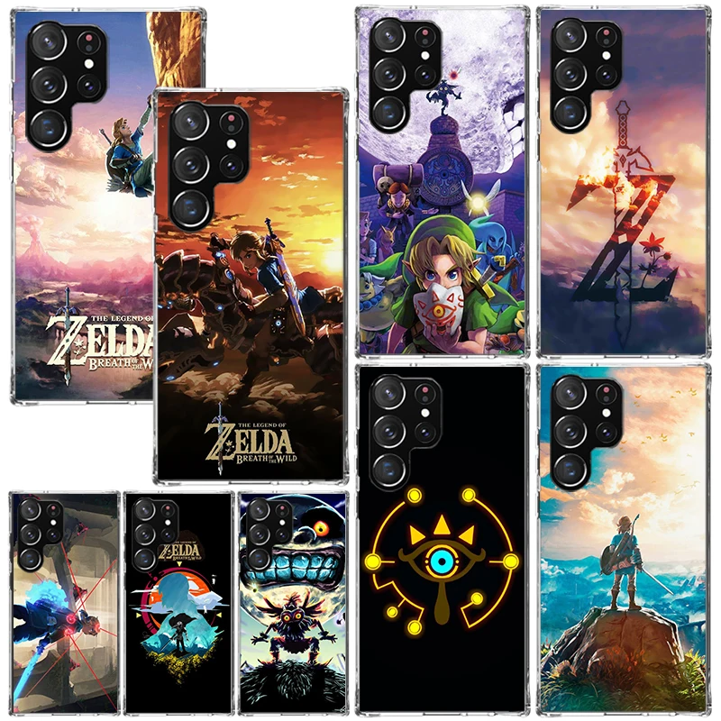 Z-Zeldas-Majoras Game Phone Case For Samsung Galaxy S24 S23 S22 S21 Fe S20 Ultra S10 S9 + S8 Plus S10E Art Fundas Back Cover