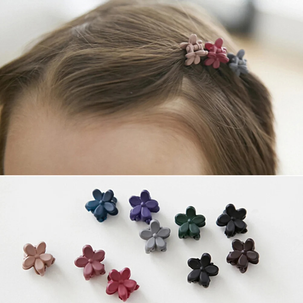 50 قطعة مخلب شعر صغير زهرة تصميم الانفجارات دبوس 13 سنتيمتر دبابيس الشعر لطيف لارتداء اليومي حفلة هدية مشبك شعر