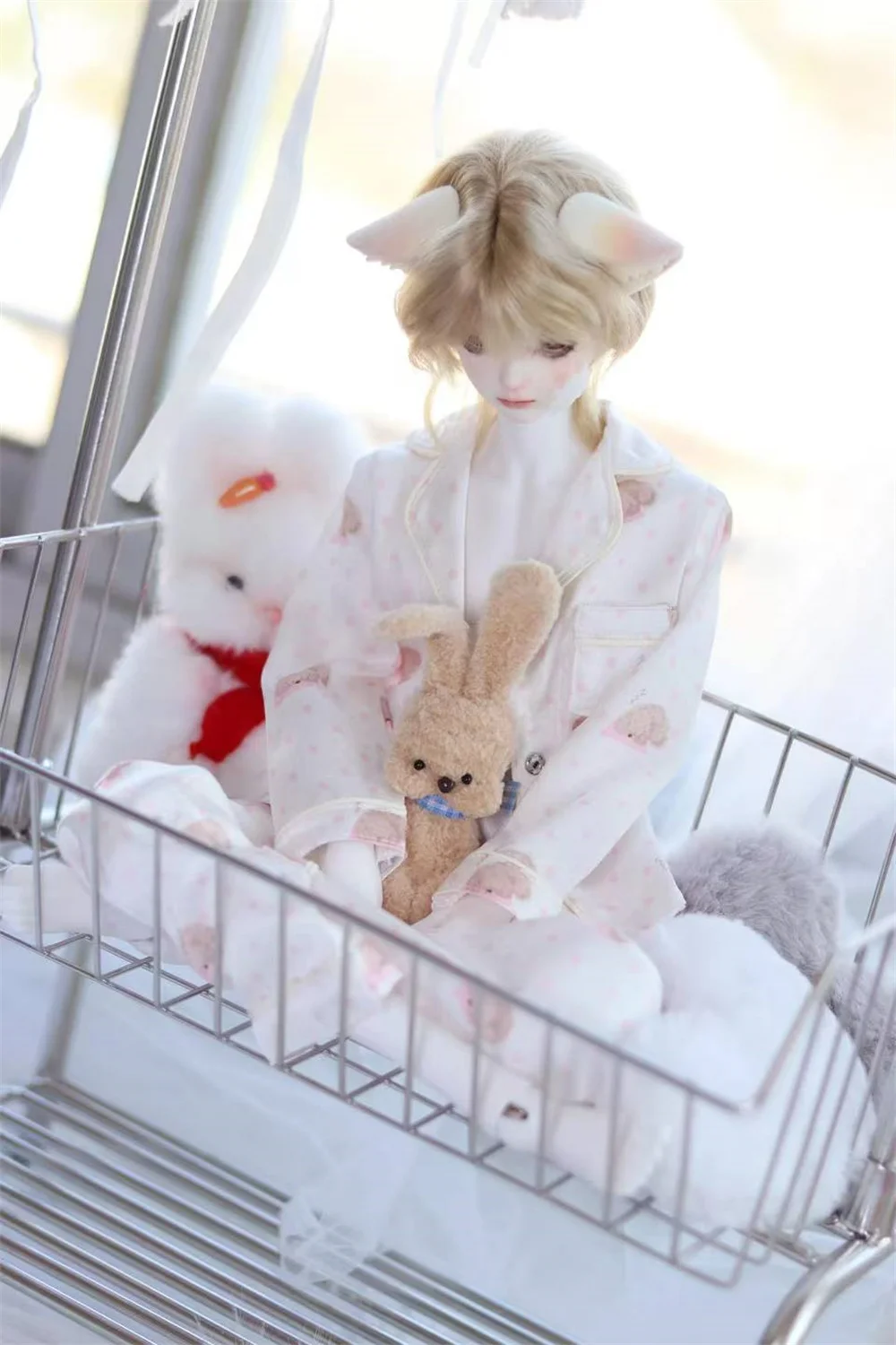 Spot Inventory Unisex 1/4 BJD Doll Clothes Versatile Relaxed-Fit Multi-Color Pajamas Long-Sleeve Set Loungewear Doll Accessories