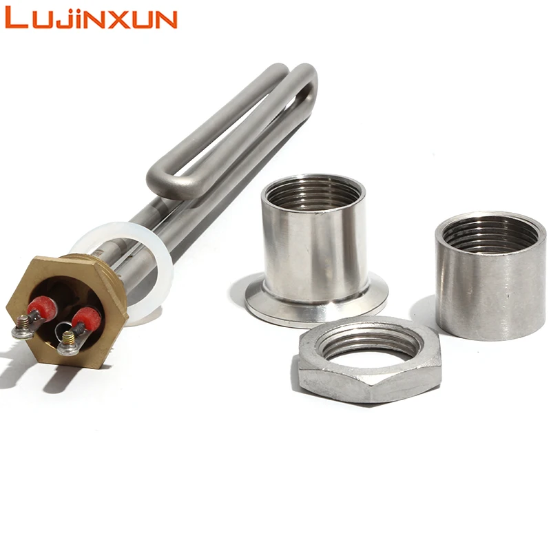 Lijinxun DN25/1 inch Threaded Solar Water Heating Element Tube With Probe Hole 1\