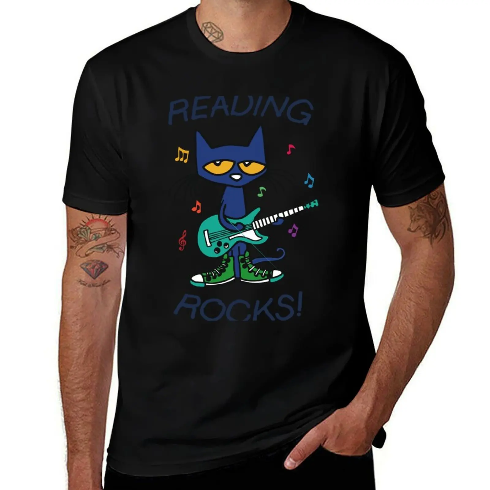 

Pete the cat : Reading rocks T-Shirt Sport Basic Moisture Wicking Tee