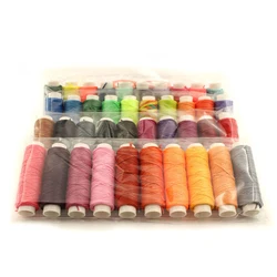 10Pcs 0.8mm 15M Durable Leather Flat Waxed Thread Polyester Leather Craft Sewing Line DIY Hand Stitching Thread