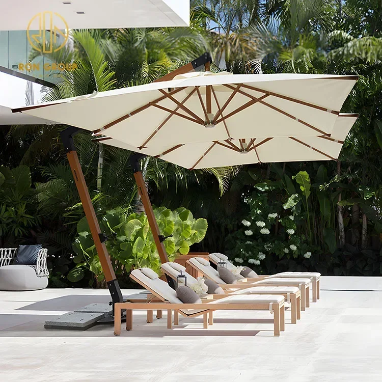 Summer Waterproof Garden Outdoor Furniture Patio Restaurant Parasol Sunshade Beach Outdoor Sun Umbrella