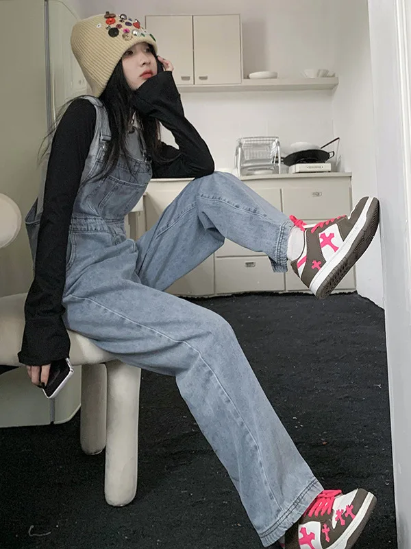 

Denim Jumpsuits Woman Autumn Winter Skinny Zippers Long Sleeves New Fashion Thermal Fitness Summer Onepiece Longsleeved Warm