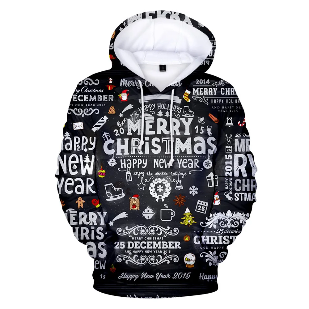 Christmas Children's Hoodies Christmas 3D Kids Sweatshirts Men's Women Funny Long Sleeve Warm Cool Santa Claus Coats 3D Hot sale