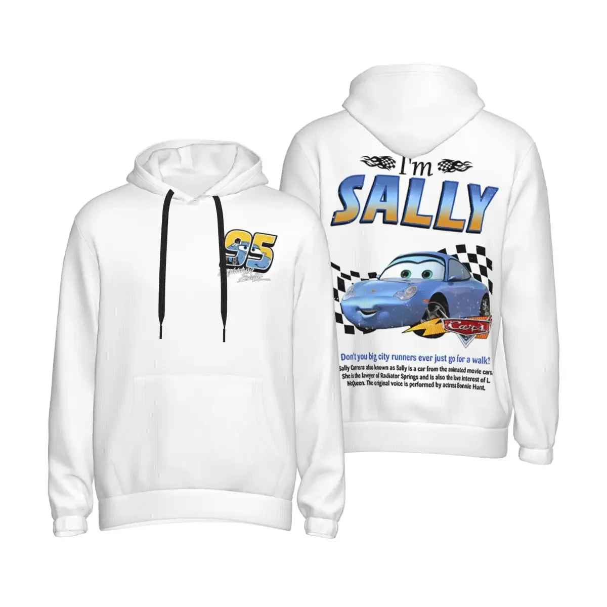 Lightning Mcqueen and Sally 95 Hoodie for Men Women and Kids Hoodies Sweatshirts  Family Matching Outfits Boys Clothes Girls