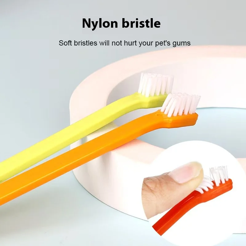 

2025 new pet toothbrush cat toothbrush cat oral cleaning toothbrush dog care dog toothbrush, pet supplies