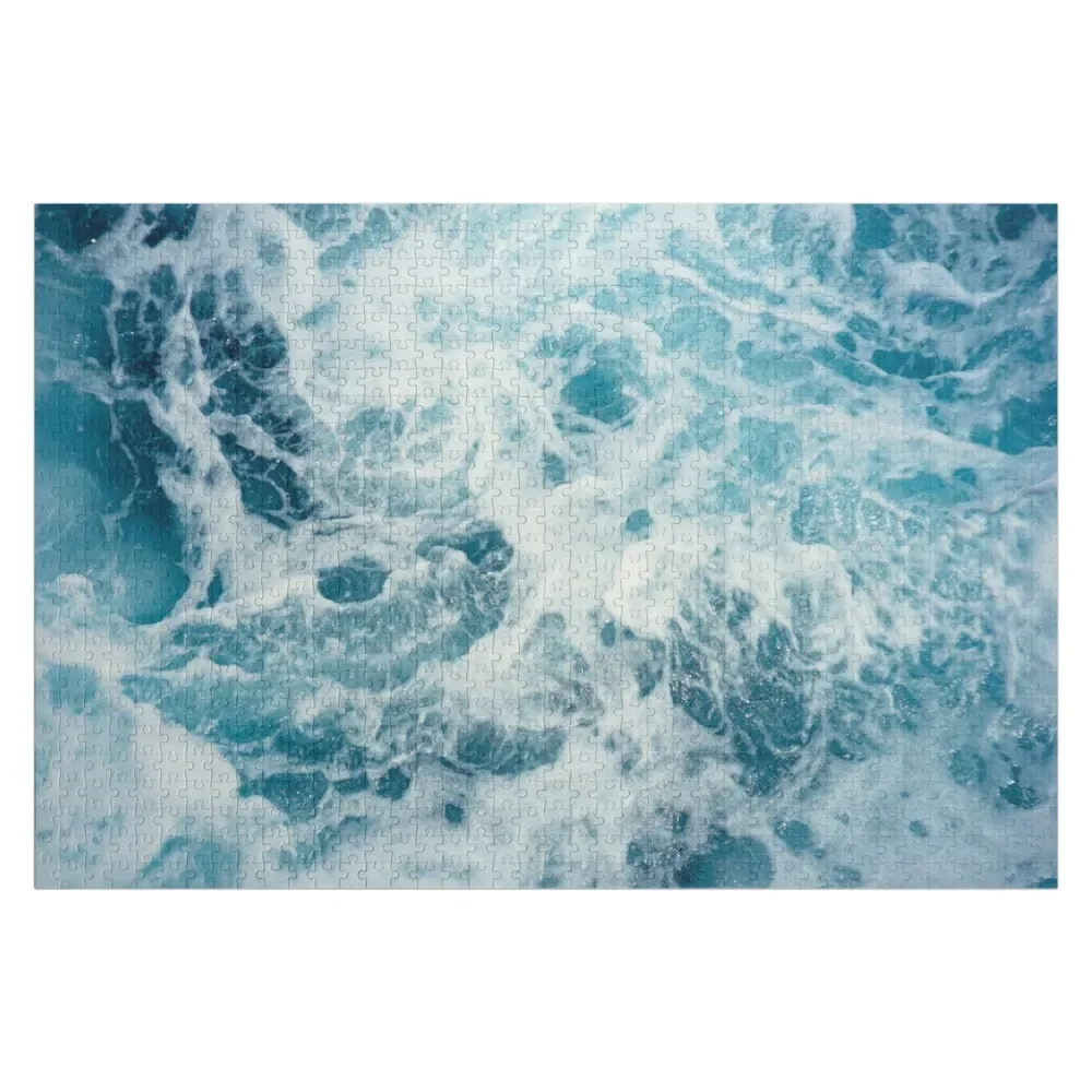 

Sea Waves in the Ocean Jigsaw Puzzle Custom Gifts Personalize Puzzle