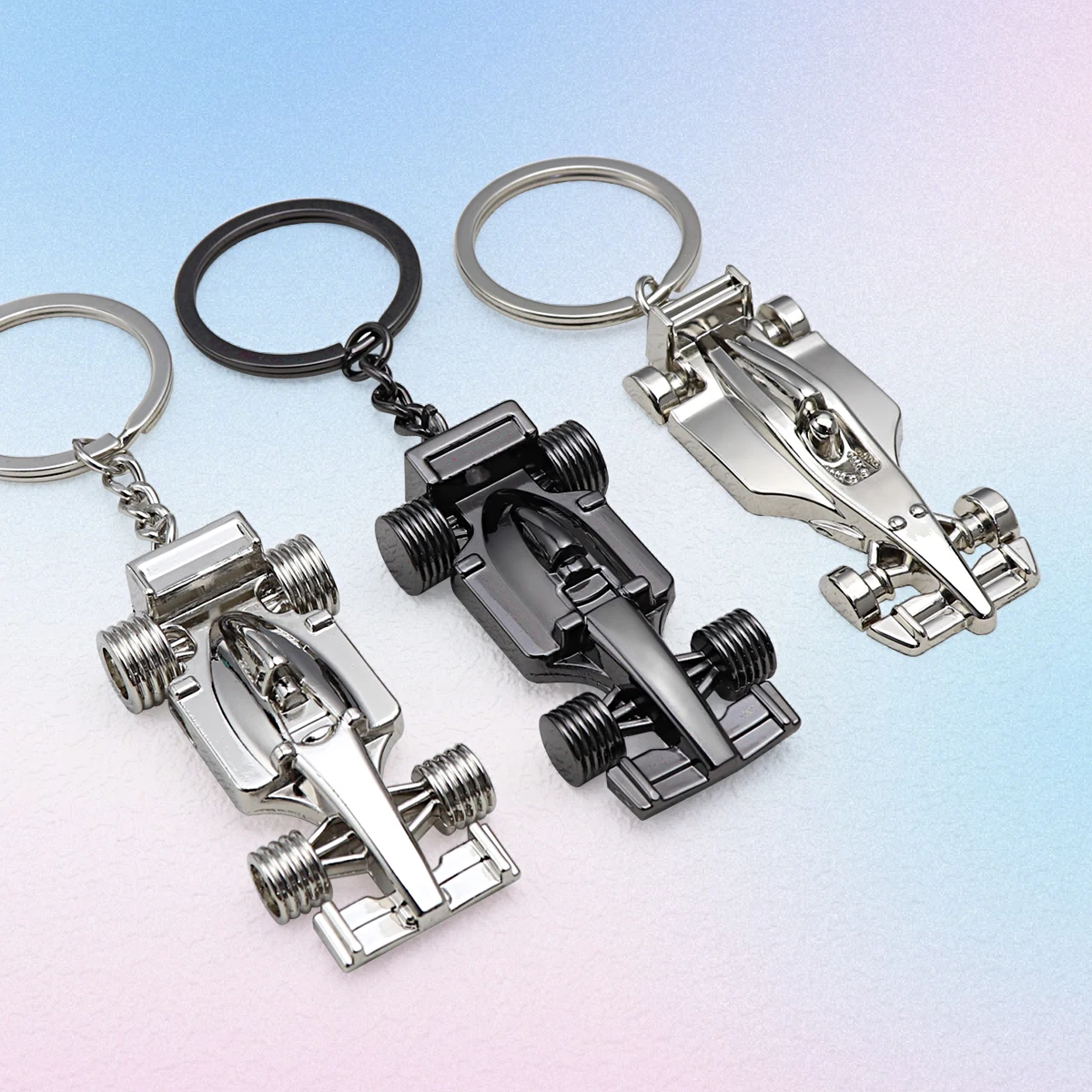 Hot Sell Luxury 3D Mini suv car mold metal keyring car Parts Turbocharger Metal Turbo Car Shape Keychain business gifts