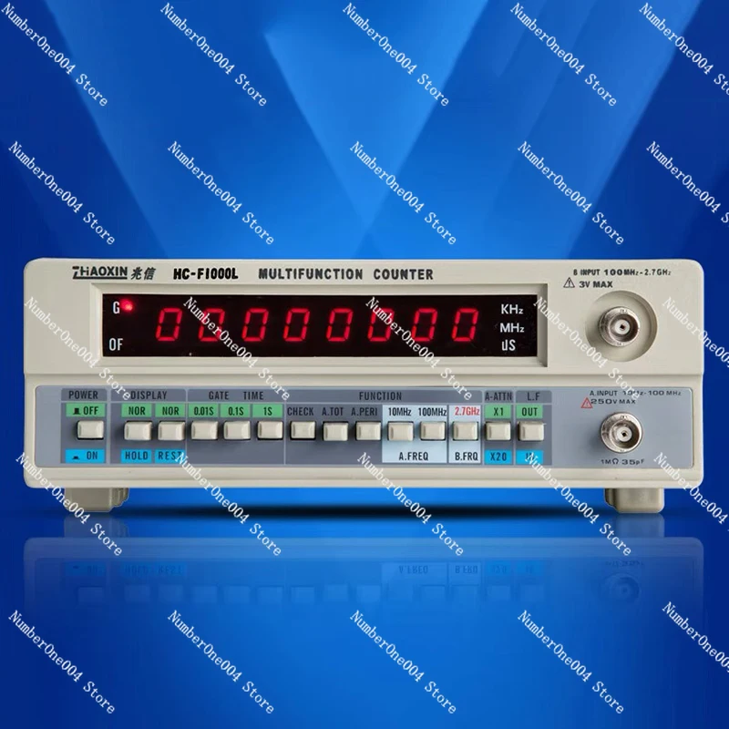 HC-F1000L frequency meter 1G frequency crystal oscillator signal counter test 8-bit LED display