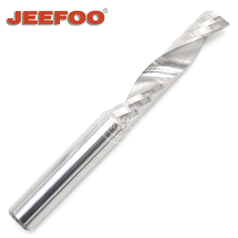 

6*28MM One Spiral Flute Bits Tungsten Carbide End Mill Engraving Tool Bits Wood Router Bits Cutting Tool