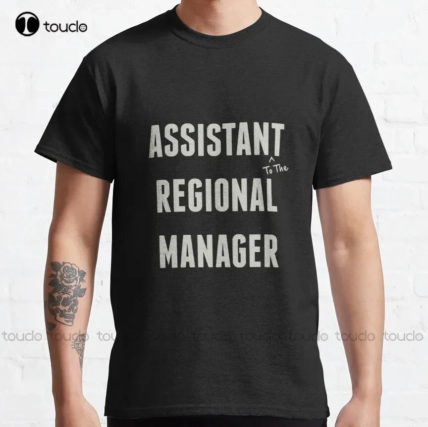 Assistant (To The) Regional Manager Classic T-Shirt Mens Shirt Custom Aldult Teen Unisex Digital Printing Tee Shirt Xs-5Xl New