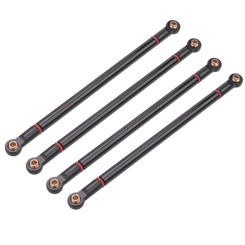 8Pcs/Lot Metal Link Rod 313MM Wheelbase Suit for Axial SCX10 1/10 RC Crawler Car Parts