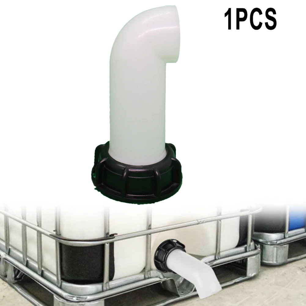 Drain Pipe Accessories For Garden Use Flow Guide 90 Elbow Drain Hose Black And White Colors Easy To Use Design