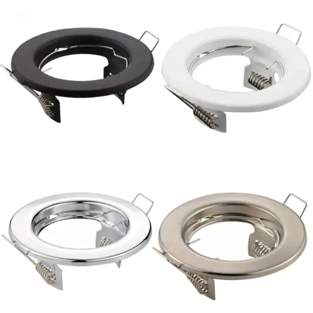 JOYINLED 1/10PCS Recessed Spotlight Cutout 70mm GU10 MR16 Ceiling Lighting Frame Recessed downlight Fixture Aluminum Alloy