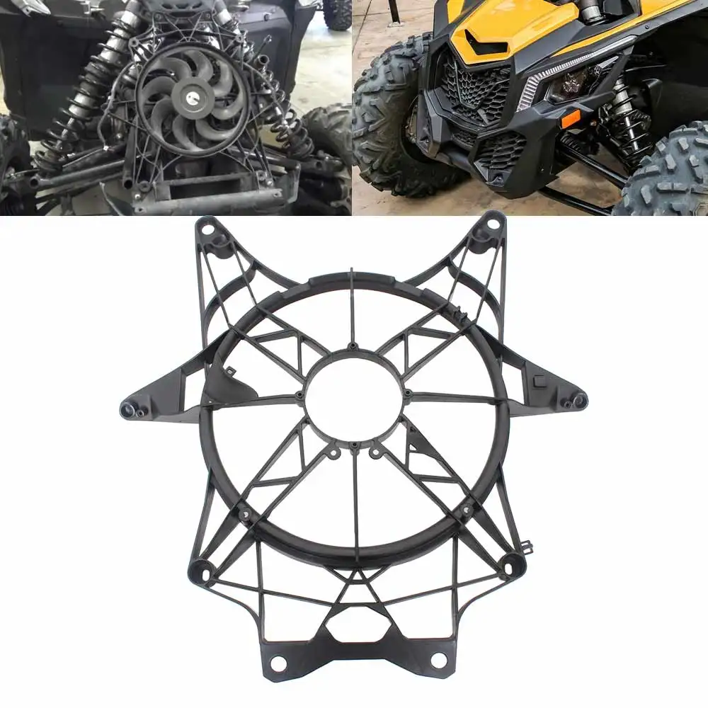 UTV Off-Road Fan Cover Bracket Holder Cooling Radiator Protection Guard For Can-Am Maverick X3 MAX R RR 2017-2023 Accessories