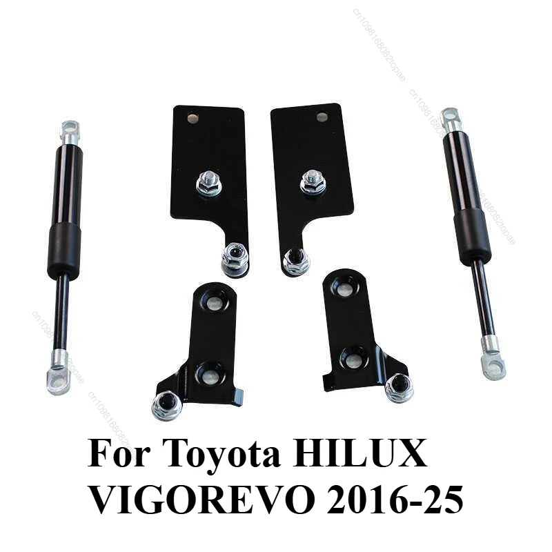 

Для Toyota HILUX VIGOREVO 2016-25 пикап задняя дверь гидравлический опорный стержень амортизатора с медленным закрытием механизма, аксессуары