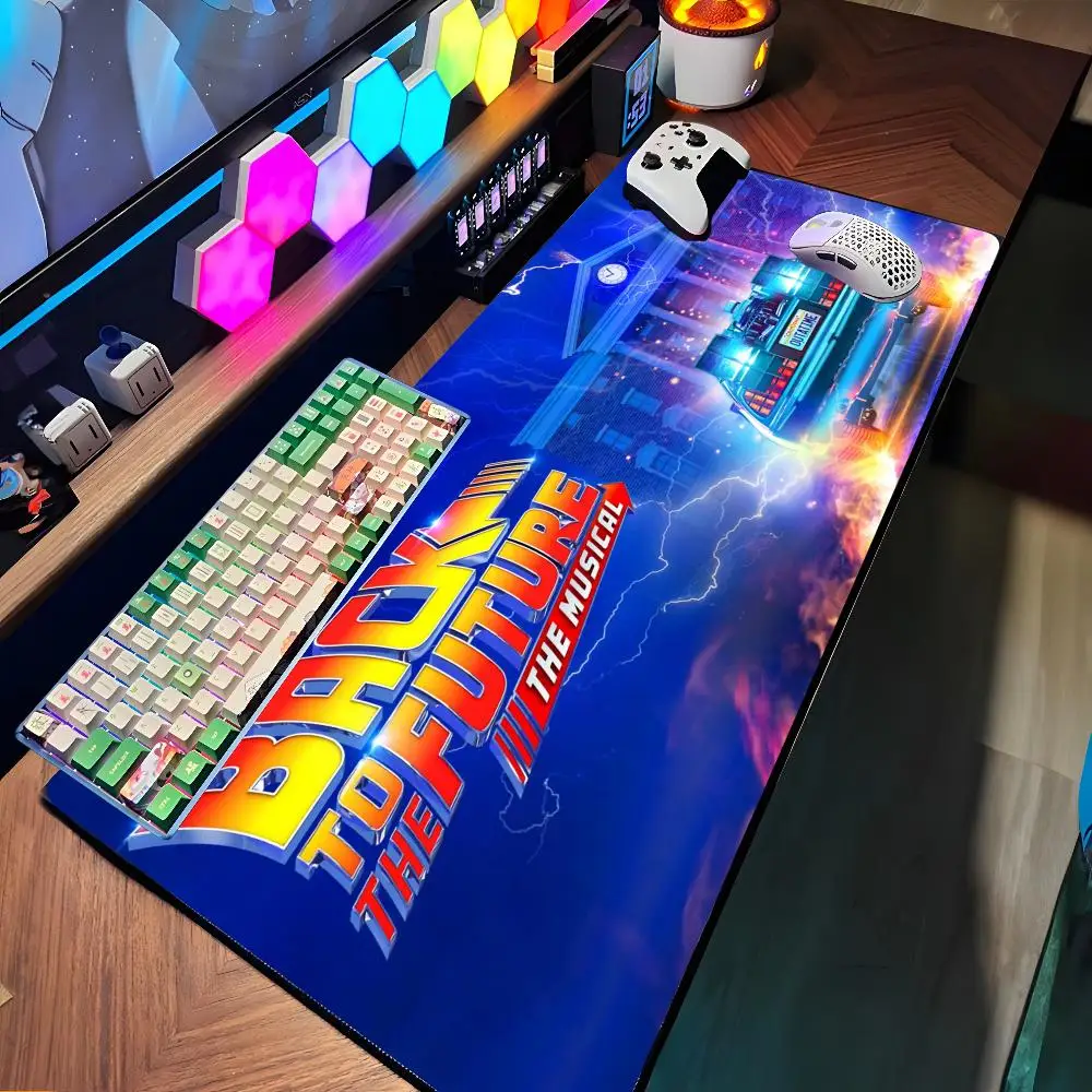 

BACK TO FUTURE Mouse Pad Large Rubber Tablepad PC Game Mousepad Laptop Desk Pad XXL Non-slip Computer Keyboard Mouse Mat