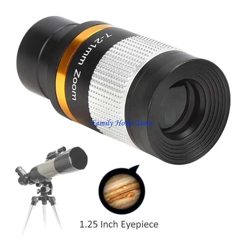 

P0UF 7‑21mm 8-24mm Continuous Zoom Eyepiece for Telescope Eyepieces 1.25"