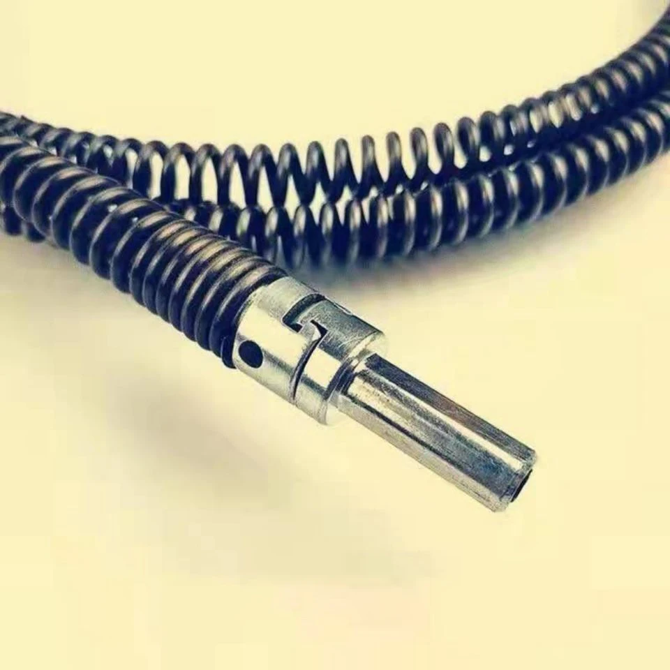 1.5M/3M/5M Dredging Spring Electric Drill Drain Cleaner Machine Extension Sewer Pipe Dredger Cleaning Spring With Connector