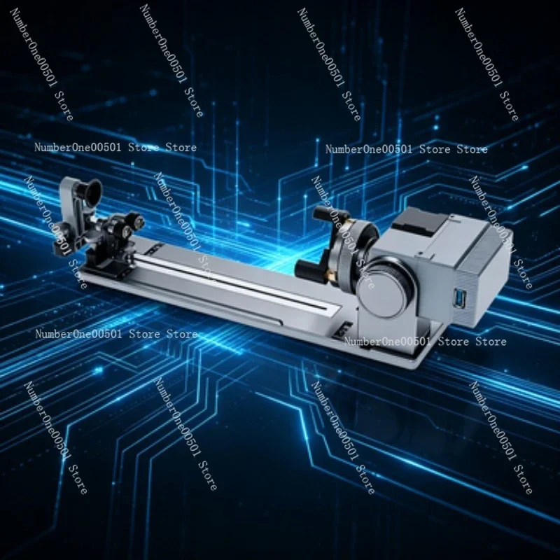 R8 Rotary Chuck Small Laser Engraver Attachment Rotary Roller for Curved Sphere Cylinder Engraving