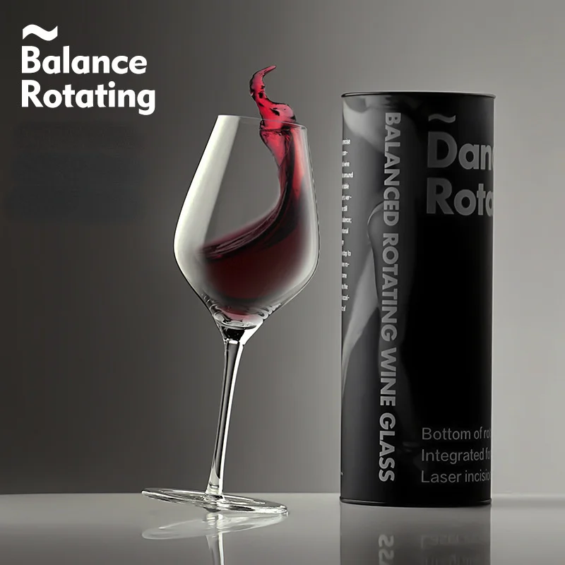 550ml Clear Ballet Dancer Rotate Bordeaux Cup Creative Barware Red Wine Crystal Glass Gift Burgundy Tasting Goblet Cup Decanter