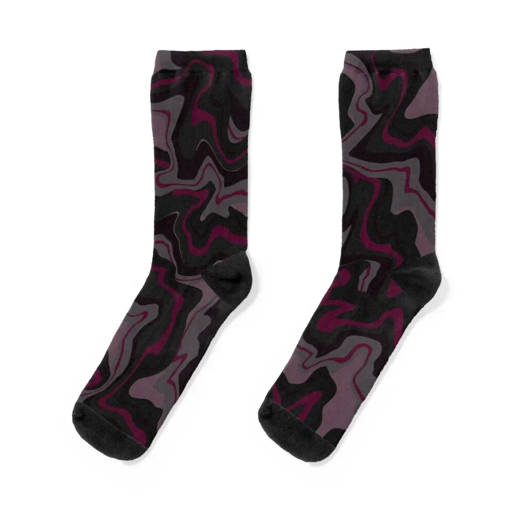 

Burgundy Rock Layers Socks new in's Stockings man Socks Girl Men's