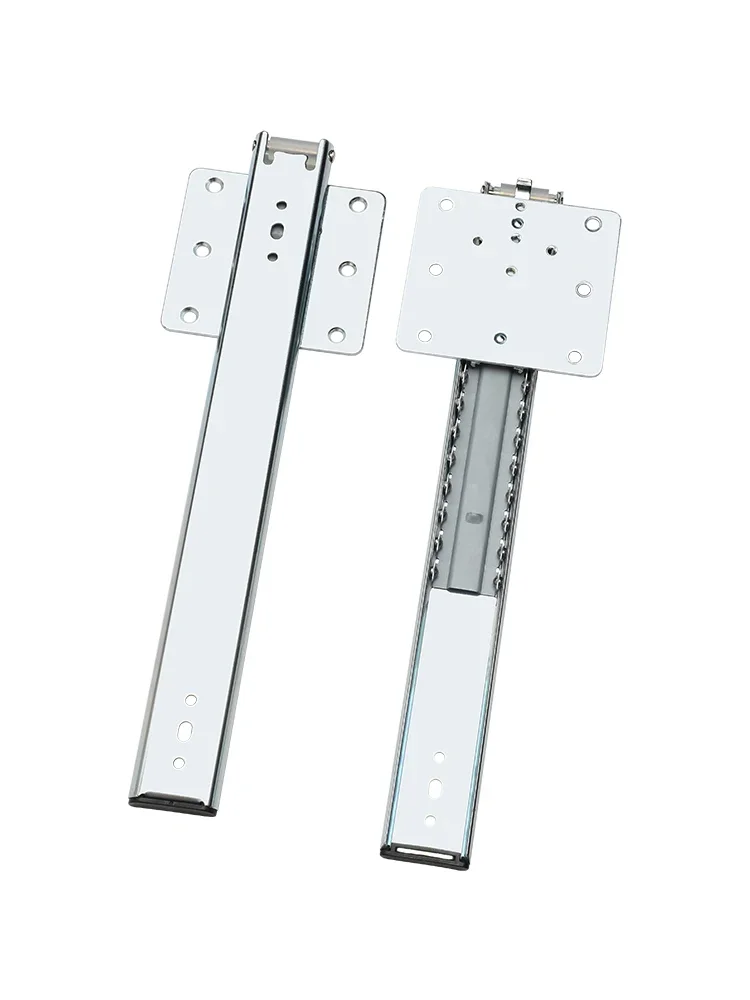 

for Folding Hidden Swing Door Track Wardrobe Cabinet Pocket Door Retractable Side Mount Plug-in Slide Rail Hardware