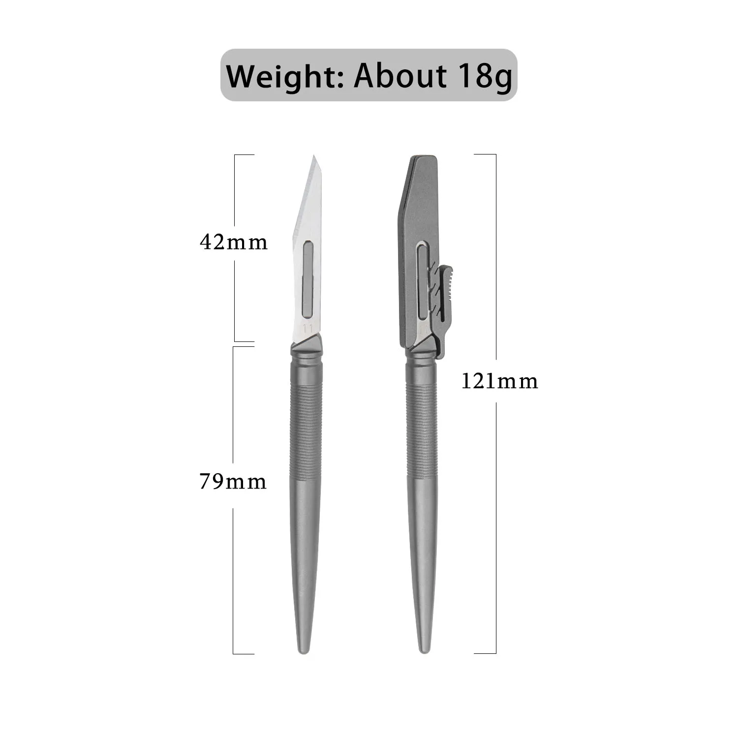 Titanium Scalpel With Surgical Blade Sharp And Durable Cutting Multifunctional EDC Tools Free Shipping New