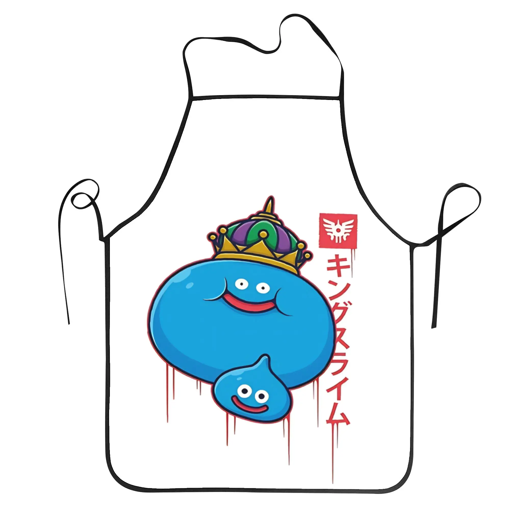 D-Dragon Quest Slimes (4) Apron  Cooking Fashion Kitchen Accessories Adult Home Aprons without Pocket