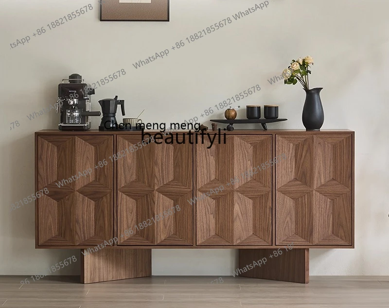 

X Sideboard Storage Cabinet Restaurant Wall Cabinet Integrated Living Room Storage Wall Tea Cabinet