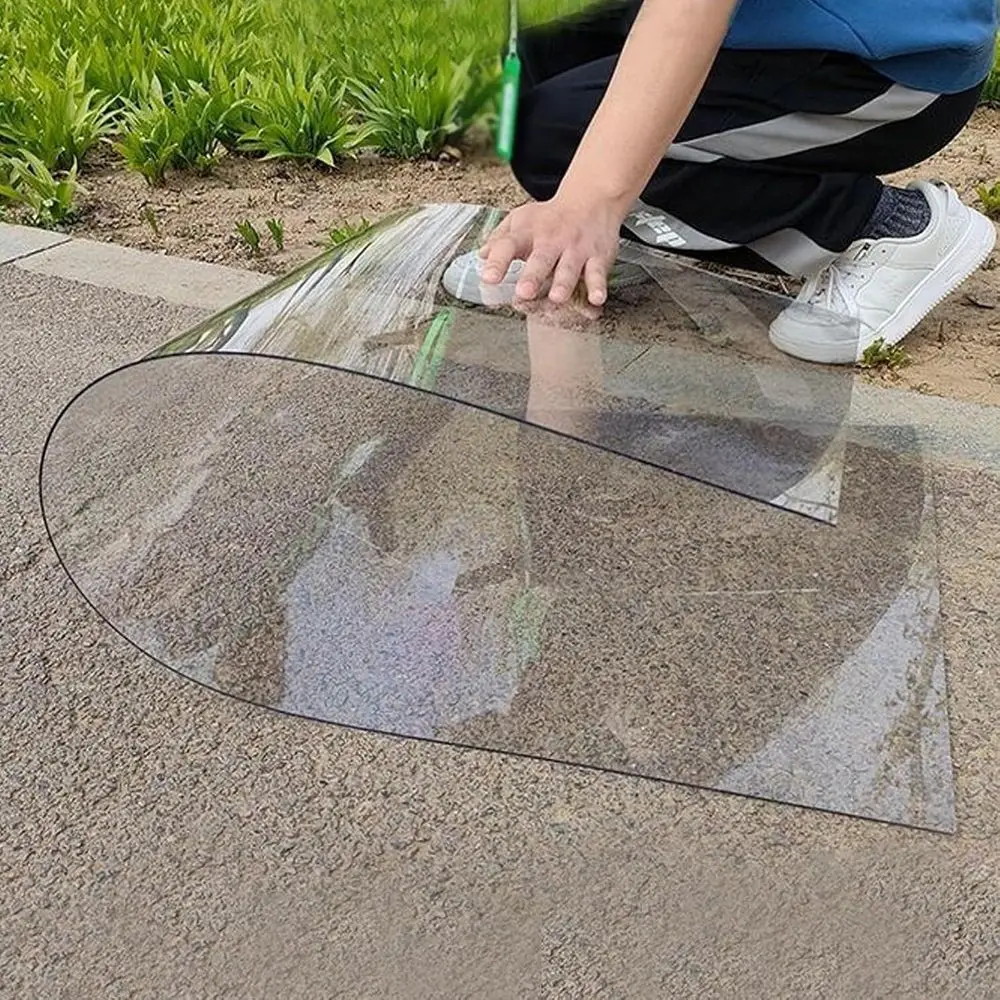 

1mm Thick Clear Polycarbonate Roof Panel for Outdoor Canopy and Greenhouse, 122cm x 1300cm Daylighting Solution