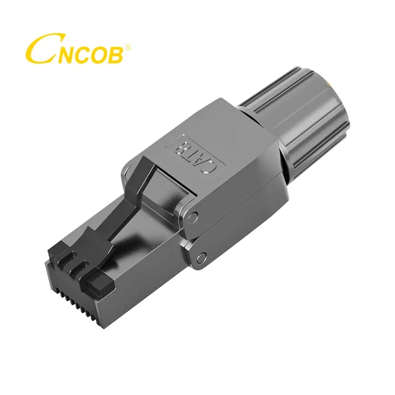 Conector Ethernet Industrial Cat8 Cat7, herramienta de enchufe de campo blindado RJ45, Conector Modular gratuito 23/24 AWG