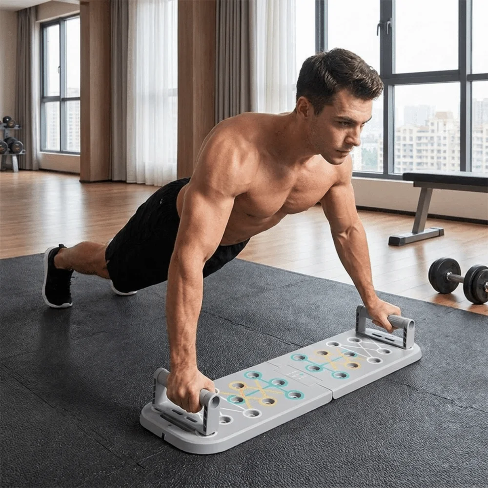 แท่นวิดพื้นแบบพกพาพร้อมที่จับก - Push Up Board บทวิจารณ์และราคา
