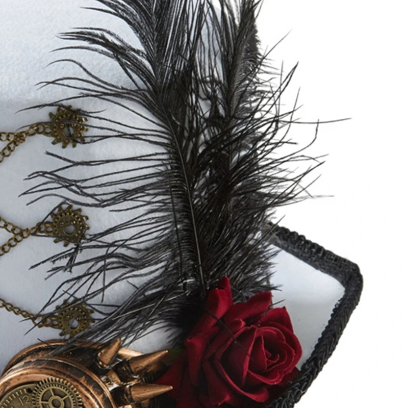 Chapéu Steampunk para homens com óculos Steampunk Time Chapéu Steampunk Chapéu Dropshipping