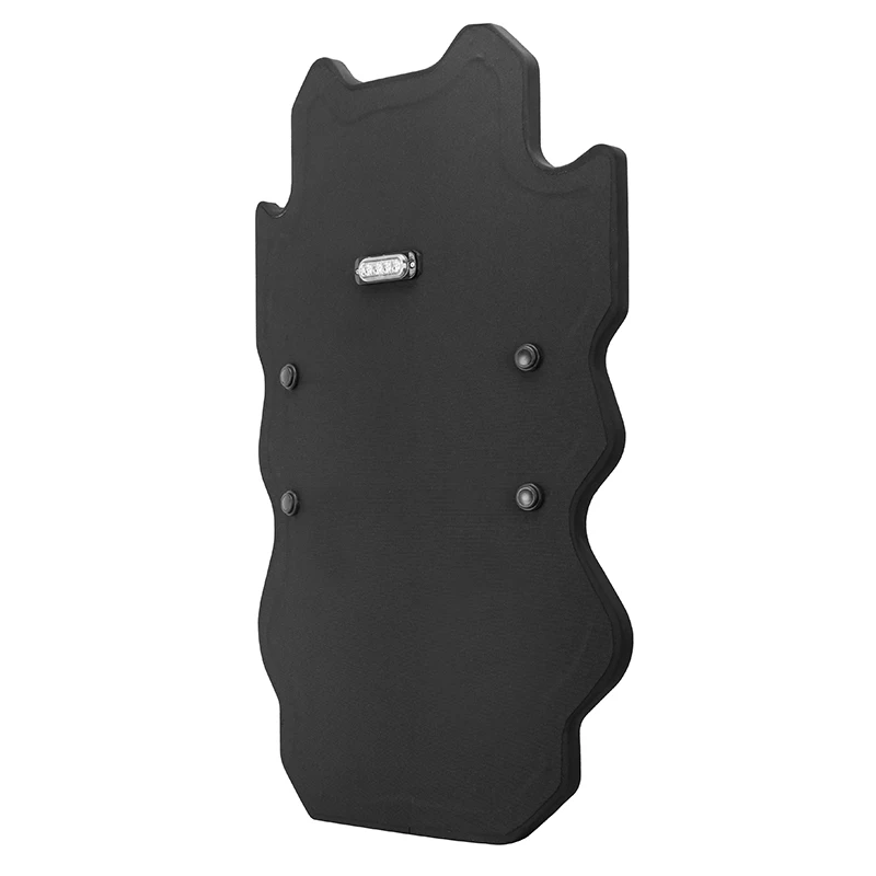 500X900MM UHMWPE Shield Tactical Safety protection PE Shield Security Shield with Tactical Flashlight