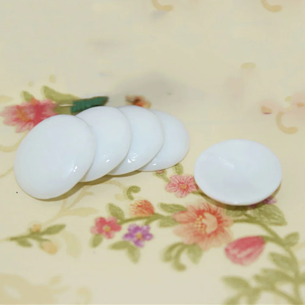 5Pcs 1/12 Dollhouse Miniature Accessories Mini Ceramic Food Plate Kitchen Fruit Dish Model Toy for Doll House Decoration ob11