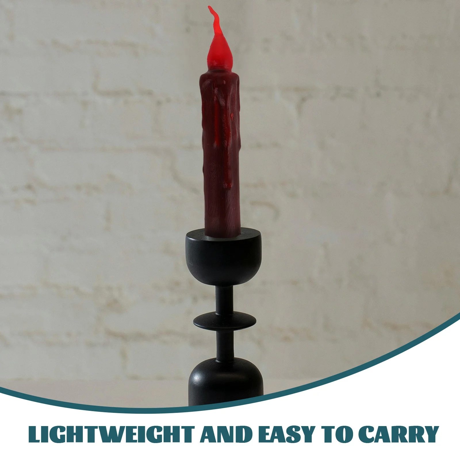 

2Pcs European Long Taper Candle Lights Flameless Candles Battery Operated Romantic Wedding Decorations Electric Candle Lights