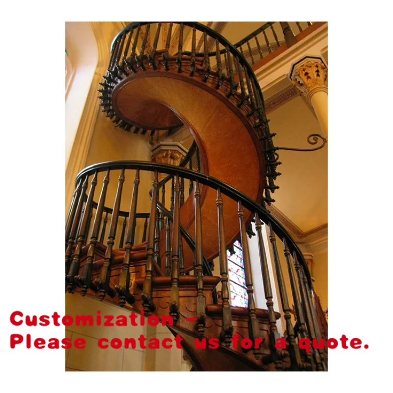 custom.Classic Steel Staircase Wrought Iron Stairs
