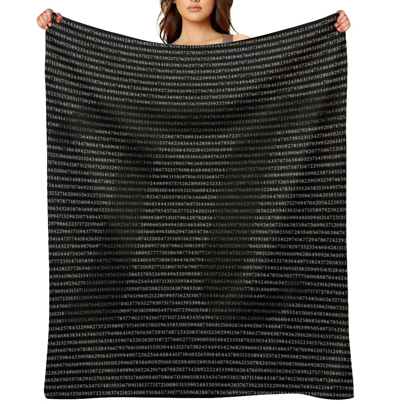 

Pi digits Throw Blanket Thermals For Travel For Sofa Thin Sofa Kid'S Blankets