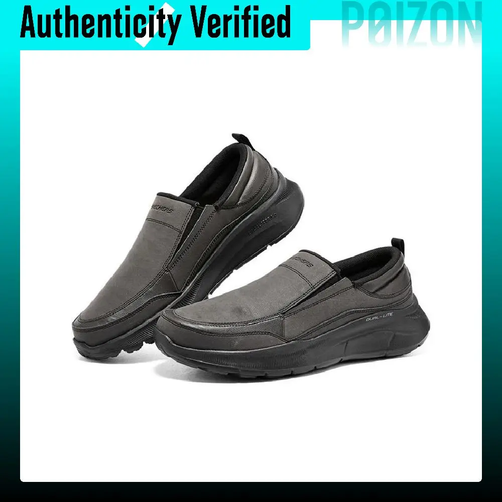 Skechers Equalizer 5.0 Synthetic Leather Slip on Low top Casual Shoes Men's Black 232517-BBK - view 4