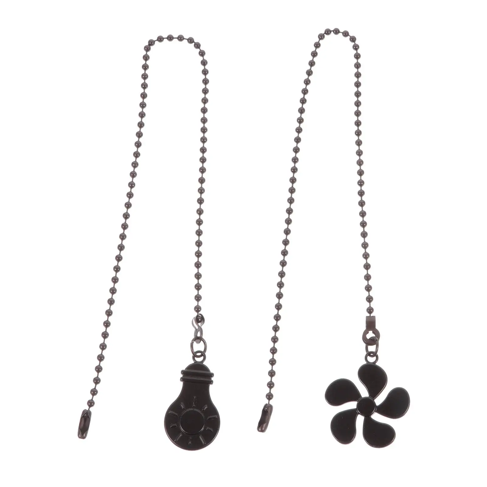 

2Pcs Pendant Chain for Ceiling Extension Pendants Pull Fixture Drawstring Zinc Alloy Durable Material Long Use Color