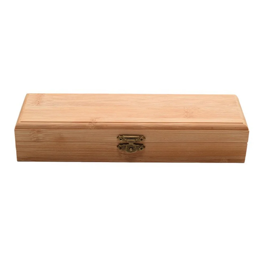 

Storage Box Exquisite Workmanship Decorative Boxes with Lids Necklace Bamboo Khaki Book