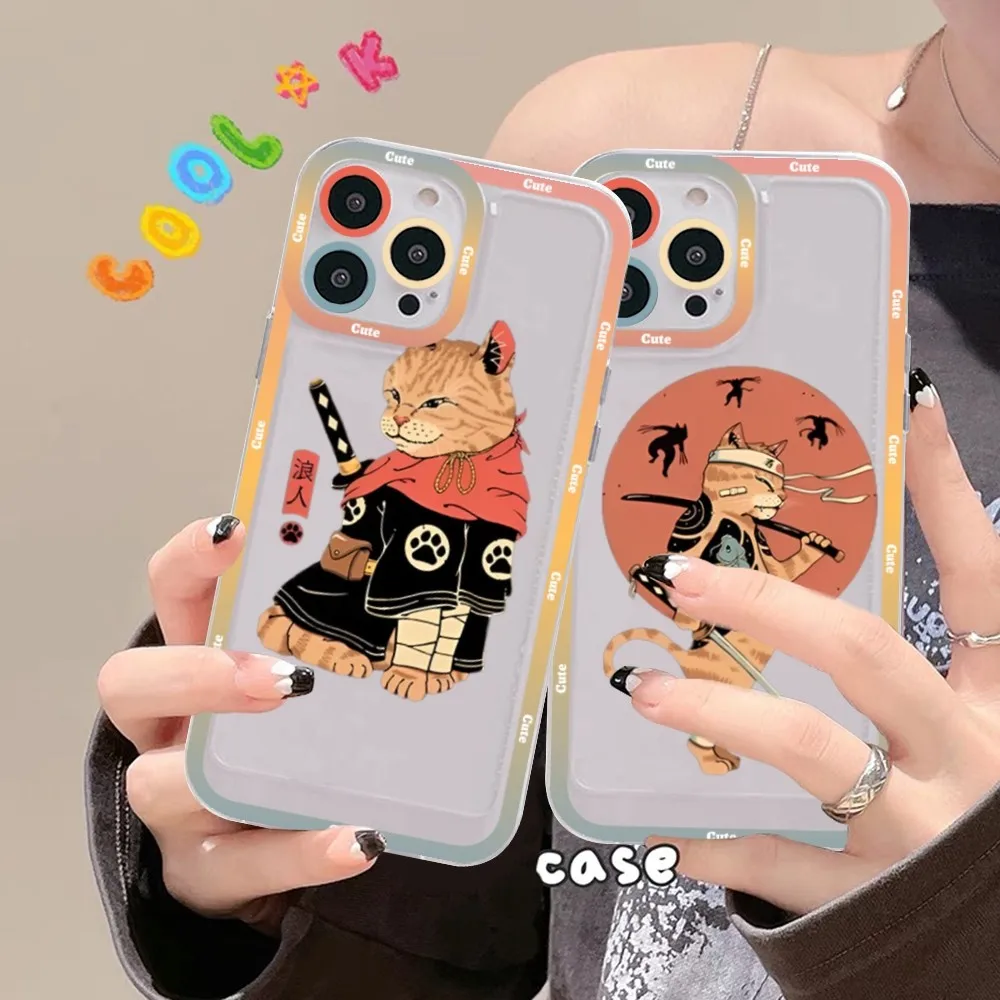 Neko Ramen Phone Case For Samsung S 20 S 21 S 22 S 23 lite plus ultra Mobile Cover