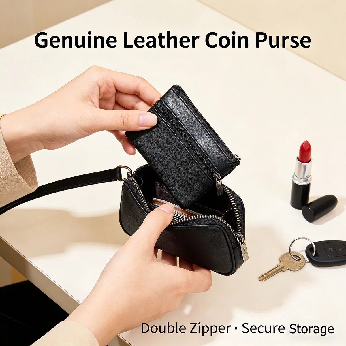 Women Men Coin Purse Men Small Bag Wallet Change Purses Zipper Money Bags Children Mini Wallets Leather Key Holder Carteira
