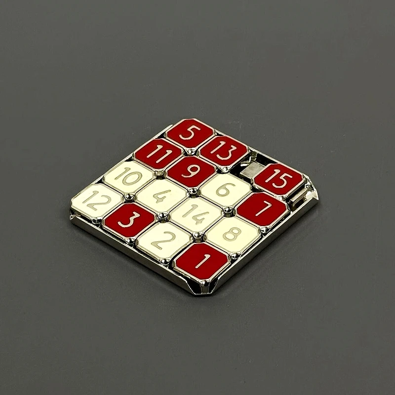 Quebra-cabeça deslizante digital Huarong Road para crianças – Brinquedo educacional para treinamento cerebral, alívio do estresse para alunos do ensino fundamental para matar o tempo