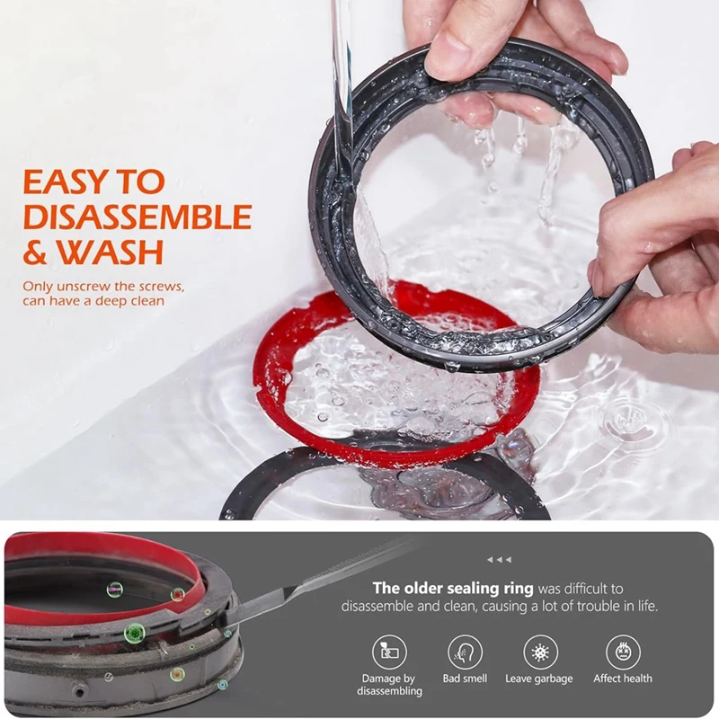 A44F-Dust Bin Sealing Rings Replacement For Dyson V11 Vacuum Cleaner Dust Bucket Sealing Ring And Hepa Filters