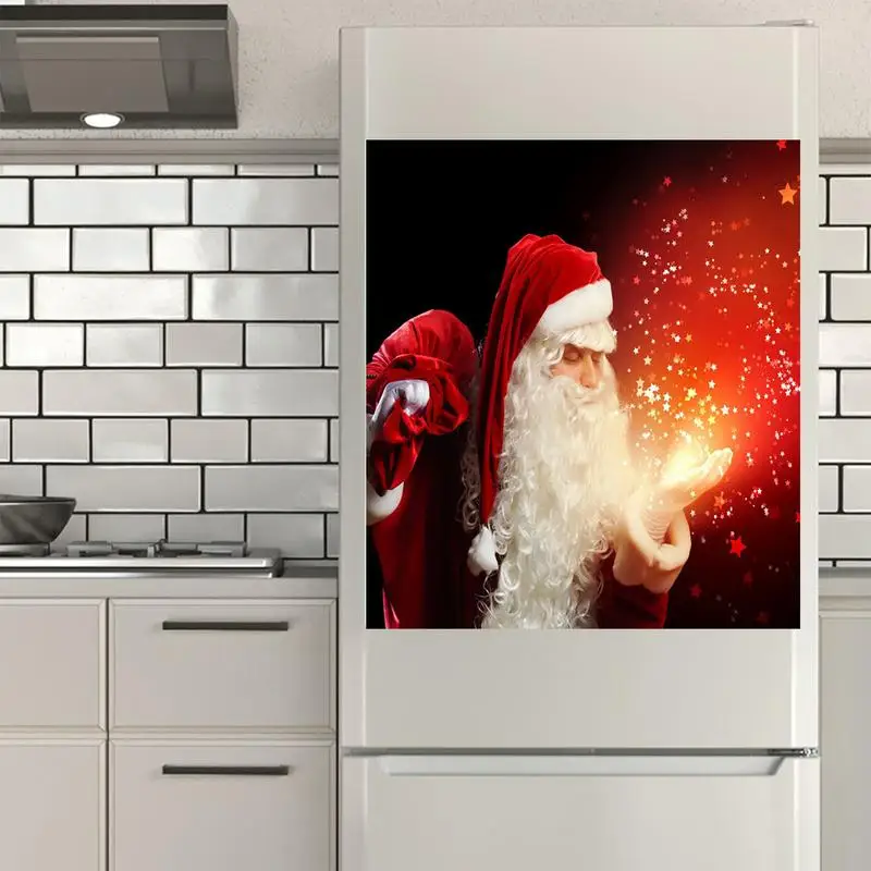 Dishwasher Magnet Cover Happy Christmas Dishwasher Magnet Sticker Kitchen Decor Fridge Appliance Magnet Decal Door Magnet Cover