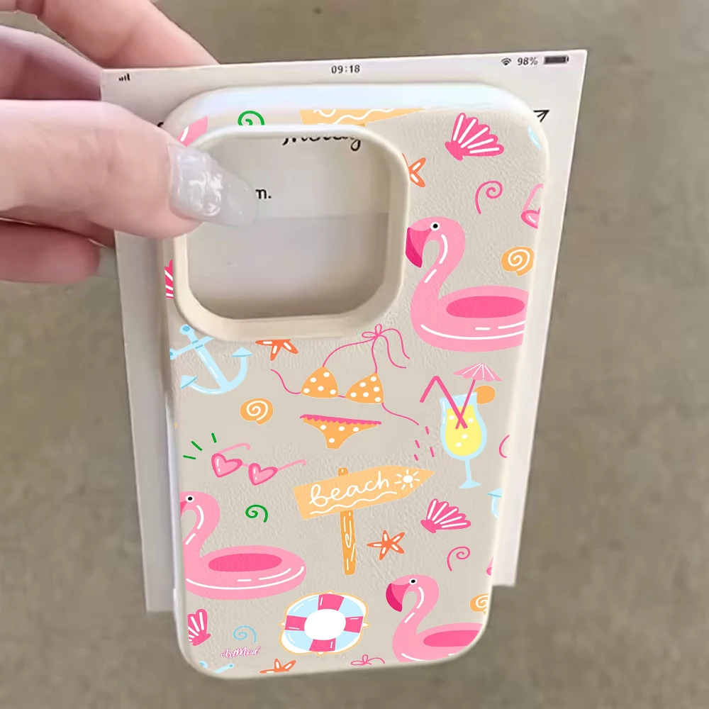 Swan Animal Shockproof Phone Case For 17 Pro Air 16 15 14 13 11 12 Pro Max 14 15 16 Plus X XR XS Silicone Soft TPU 2 in 1 Cover - view 2